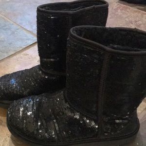 Ugg Black sequined boots-7